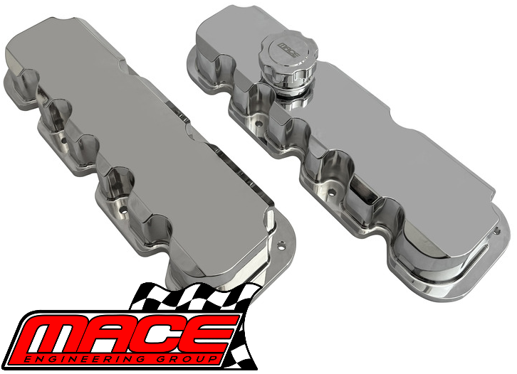 MACE ALUMINIUM ROCKER COVER SET TO SUIT HOLDEN L67 SUPERCHARGED 3.8L V6