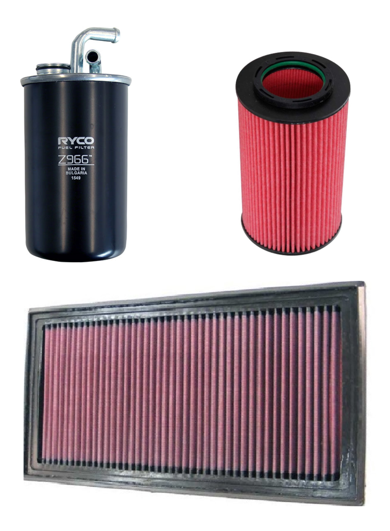 FILTER SERVICE KIT TO SUIT JEEP PATRIOT MK ECD TURBO DIESEL 2.0L I4