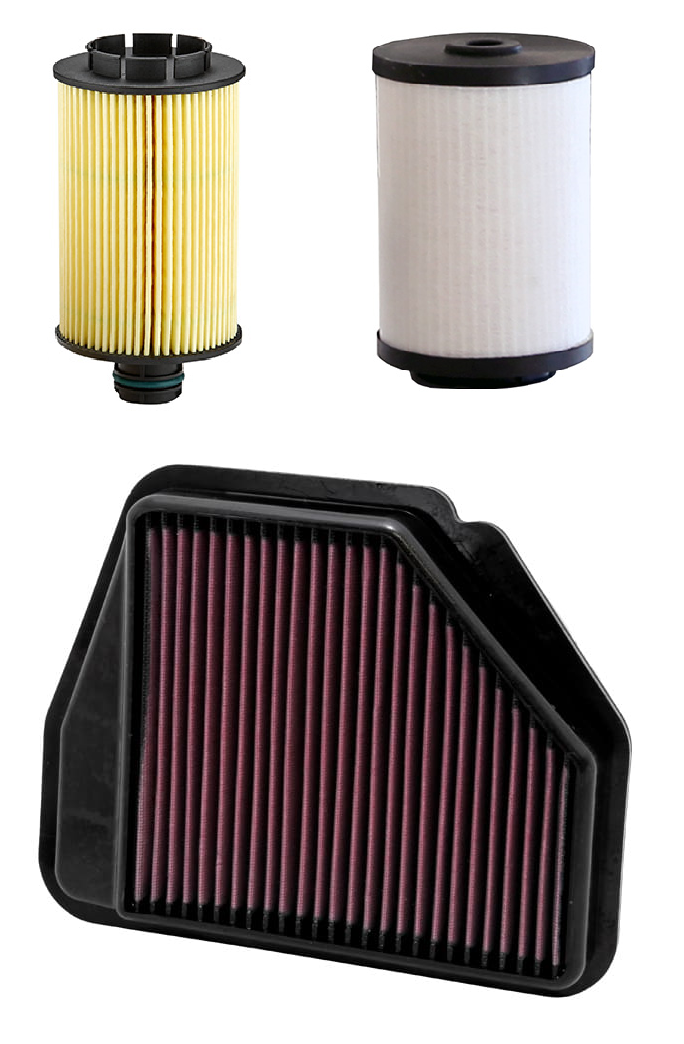 FILTER SERVICE KIT TO SUIT HOLDEN CAPTIVA CG Z22D1 TURBO DIESEL 2.2L I4