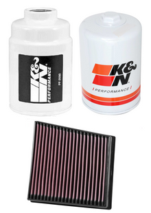 K&N FILTER SERVICE KIT TO SUIT CHEVROLET SILVERADO 2500 3500 L5P LML TURBO DIESEL 6.6L V8
