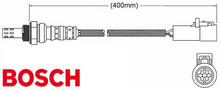 PAIR OF BOSCH POST CATALYTIC OXYGEN O2 SENSORS TO SUIT FORD EXPLORER UT UX UZ 2ZA 4.6L V8
