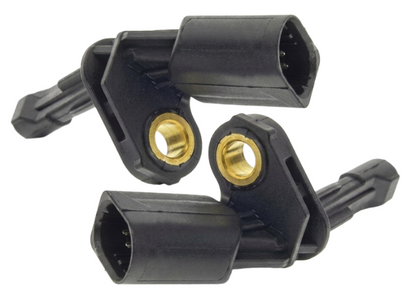 PAIR OF PREMIUM REAR ABS WHEEL SPEED SENSORS TO SUIT VOLKSWAGEN GOLF MK.5 BKD TURBO DIESEL 2.0L I4 SUITS FWD ONLY