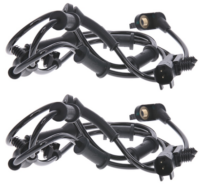 PAIR OF PREMIUM FRONT ABS WHEEL SPEED SENSORS TO SUIT JEEP WRANGLER JK ENS TURBO DIESEL 2.8L I4