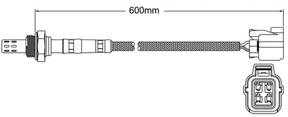 PREMIUM POST CATALYTIC OXYGEN O2 SENSOR TO SUIT SUBARU IMPREZA GE GH G12 EJ203 EL154 1.5L 2.0L F4 TILL 04/2010 AWD ONLY SUITS MY08-MY10