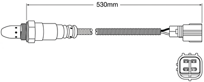 PREMIUM PRE CATALYTIC OXYGEN O2 SENSOR TO SUIT TOYOTA HILUX TGN121R 2TR-FE 2.7L I4