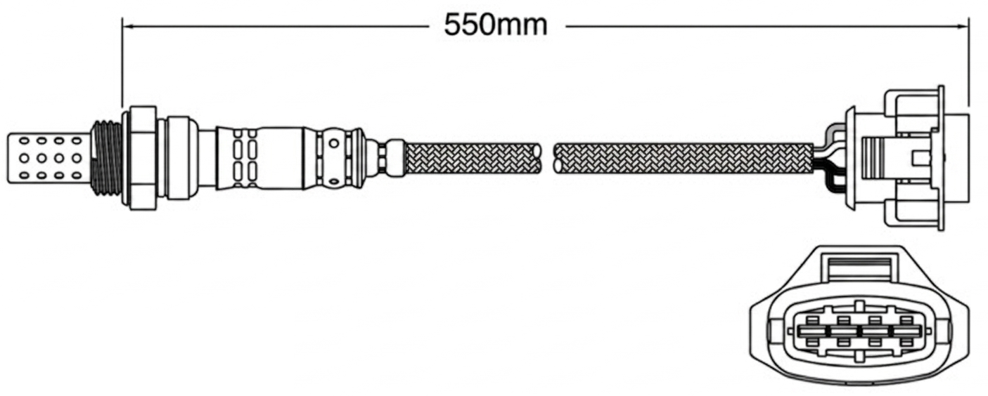 PREMIUM PRE CATALYTIC OXYGEN O2 SENSOR TO SUIT HOLDEN CRUZE JG JH F18D4 1.8L I4