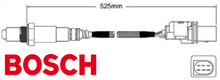 2 X BOSCH PRE CATALYTIC OXYGEN O2 SENSOR FOR HOLDEN CALAIS VE ALLOYTEC LY7 3.6 V6 TO VIN 8L100907
