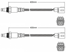 PAIR OF PREMIUM PRE CATALYTIC OXYGEN O2 SENSORS TO SUIT TOYOTA LANDCRUISER GRJ120R 1GR-FE 4.0L V6 FROM 08/2004