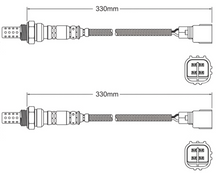 2 X PREMIUM POST CATALYTIC OXYGEN O2 SENSOR TO SUIT TOYOTA LANDCRUISER GRJ120R 1GR-FE 4.0L V6 FROM 08/2004