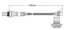 PAIR OF PREMIUM PRE CATALYTIC OXYGEN O2 SENSORS TO SUIT HOLDEN COMMODORE VF LS3 6.2L V8