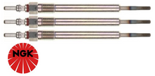 SET OF 3 NGK GLOW PLUGS TO SUIT VOLKSWAGEN DFGA DFHA DCYA TURBO DIESEL 1.6L 2.0L I4