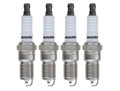 SET OF 4 AUTOLITE SPARK PLUGS TO SUIT HYUNDAI SCOUPE UE G4DJ 1.5L I4 W/ 20.64MM HEX