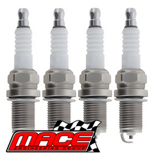 SET OF 4 MACE SPARK PLUGS TO SUIT HONDA CR-X EF ZC 1.6L I4