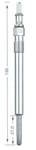 SET OF 5 NGK GLOW PLUGS TO SUIT JEEP GRAND CHEROKEE WG ENF TURBO DIESEL 2.7L I5