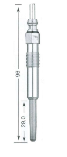 SET OF 4 NGK GLOW PLUGS TO SUIT VOLKSWAGEN TOUAREG 7L BAC TURBO DIESEL 2.5L I5