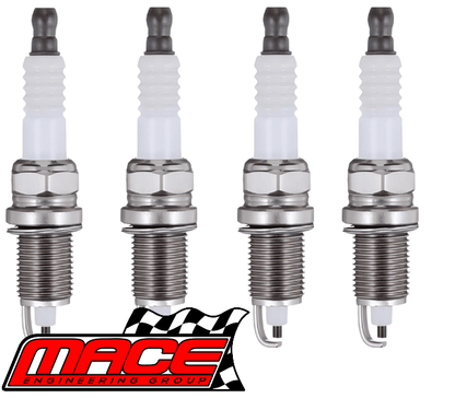 SET OF 4 MACE COPPER CORE SPARK PLUGS TO SUIT KIA RIO BC A5D 1.5L I4 TILL 08/2002