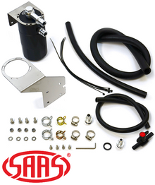 SAAS BAFFLED OIL CATCH CAN KIT TO SUIT NISSAN PATROL GU Y61 ZD30DDTI TURBO DIESEL 4.2L I4