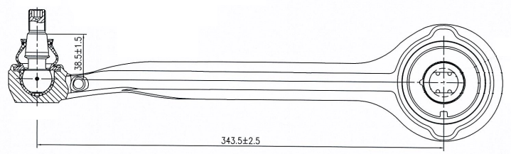 PAIR OF FRONT LOWER FORWARD CONTROL ARM TO SUIT MERCEDES BENZ C250 S204 W204 C204 M271.860 1.8L I4