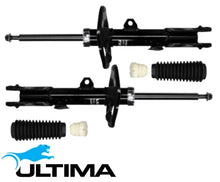 PAIR OF ULTIMA FRONT GAS SHOCK ABSORBERS TO SUIT TOYOTA COROLLA ZRE172R 2ZR-FE 1.8L I4
