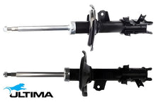 PAIR OF ULTIMA FRONT GAS SHOCK ABSORBERS TO SUIT KIA RIO JB G4ED G4EE 1.4L 1.6L I4