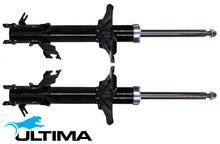 PAIR OF ULTIMA FRONT GAS SHOCK ABSORBERS FOR NISSAN PULSAR N15 GA15DE 1.5L I4 CHASSIS FN15 W/O ABS