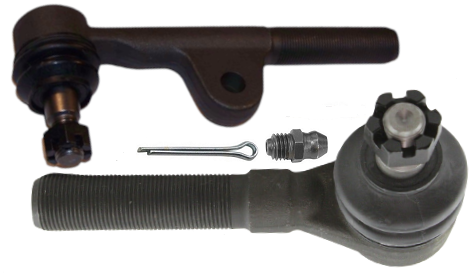 PAIR OF FRONT OUTER TIE ROD ENDS TO SUIT TOYOTA LANDCRUISER FJ75R FZJ75R 3F 1FZ-FE 4.0L 4.5L I6