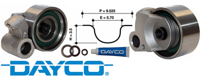 DAYCO TIMING BELT KIT TO SUIT TOYOTA PARDO KDJ120R KDJ150R KDJ155R 1KD-FTV TURBO DIESEL 3.0L I4