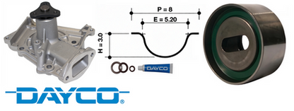 DAYCO TIMING BELT KIT TO SUIT FORD FESTIVA WA WB WD WF B3 B5 1.3L 1.5L I4