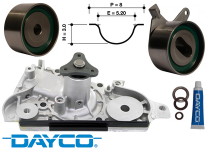 DAYCO TIMING BELT KIT TO SUIT MAZDA 323 BA BP-ZE 1.8L I4 FROM 09/1994