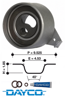 DAYCO TIMING BELT KIT TO SUIT MAZDA B2500 BRAVO UN WLAT TURBO DIESEL 2.5L I4