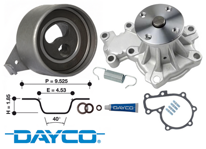 DAYCO TIMING BELT KIT TO SUIT MAZDA B2500 BRAVO UN WLAT TURBO DIESEL 2.5L I4