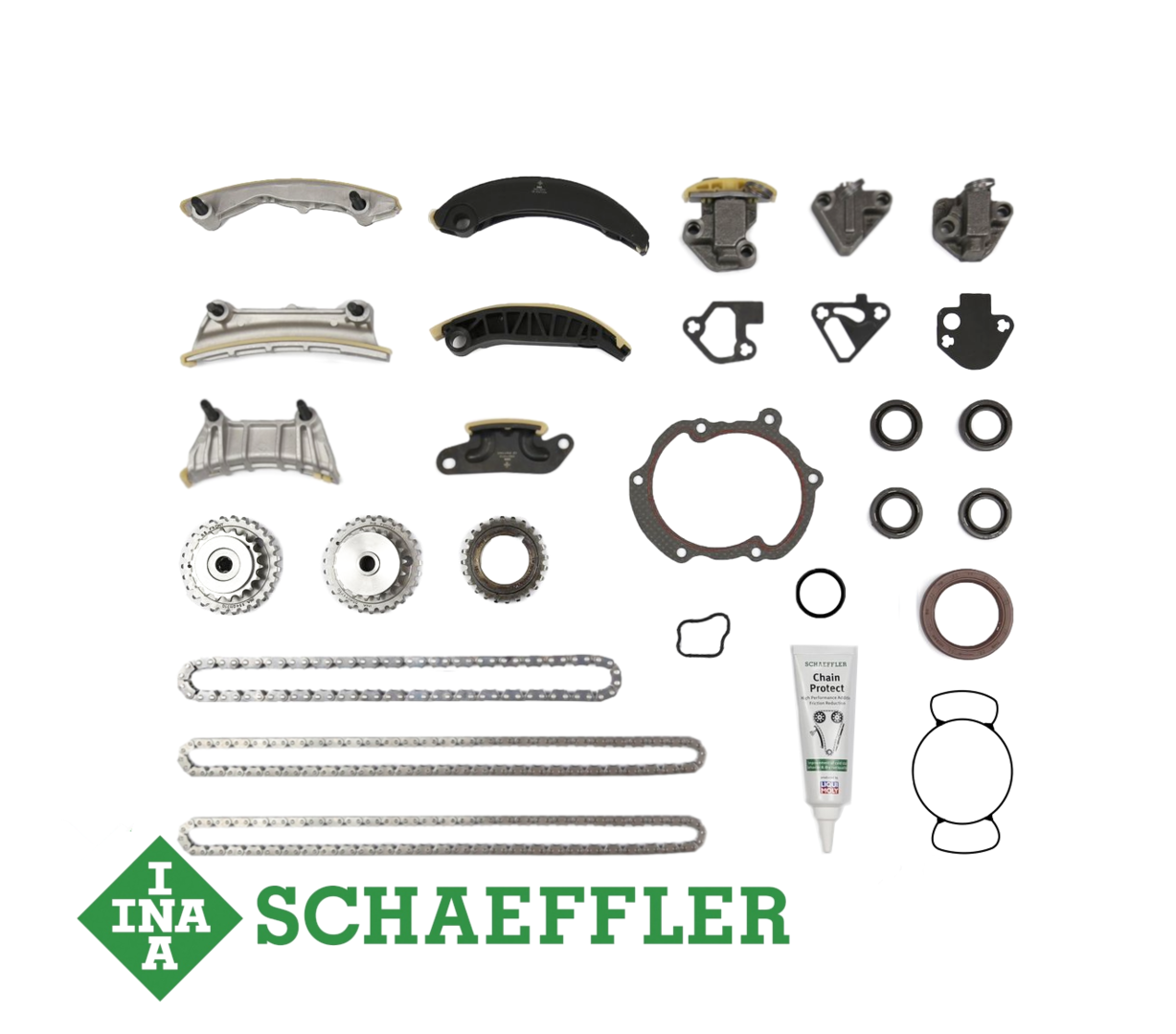 INA TIMING KIT WITH GEARS FOR HOLDEN COMMODORE VZ VE VF ALLOYTEC LY7 LE0 LWR LW2 3.6 V6 FROM 08/06