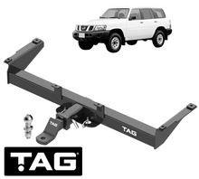 TAG HEAVY DUTY TOW BAR TO SUIT NISSAN PATROL GR GU Y61 ZD30DDTI TURBO DIESEL 3.0L I4 WAGON ONLY