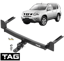 TAG HEAVY DUTY TOW BAR TO SUIT NISSAN X-TRAIL T31 QR25DE M9R M9RD M9R-760 TURBO DIESEL 2.0L 2.5L I4