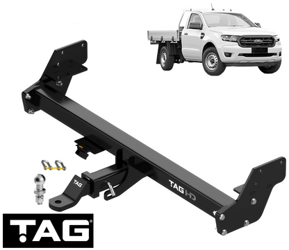 TAG HEAVY DUTY TOW BAR FOR FORD RANGER PX1 PX PX3 DPAT P4AT YN2S 2.0L 2.2L 2.5L I4 CAB CHASSIS ONLY