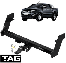 TAG HEAVY DUTY 3-PIECE DESIGN TOW BAR TO SUIT FORD RANGER PX1 PX DPAT P4AT 2.2L 2.5L I4 UTE ONLY