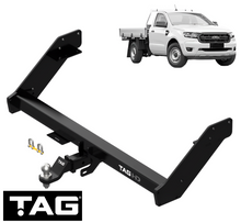 TAG HEAVY DUTY TOW BAR FOR FORD RANGER PX1 PX PX3 DPAT P4AT YN2S 2.0L 2.2L 2.5L I4 CAB CHASSIS ONLY