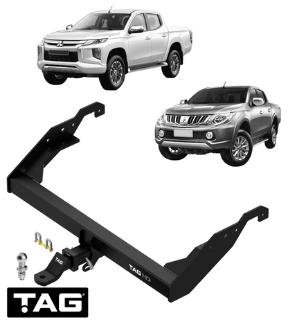 TAG HEAVY DUTY TOW BAR TO SUIT MITSUBISHI TRITON MQ MR 4N15 TURBO DIESEL 2.4L I4 UTE & CAB CHASSIS