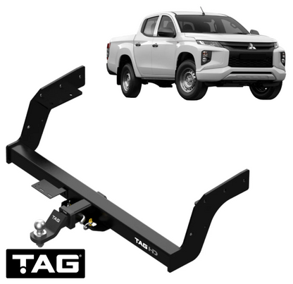 TAG HEAVY DUTY TOW BAR TO SUIT MITSUBISHI TRITON MQ MR 4N15 TURBO DIESEL 2.4L I4 UTE & CAB CHASSIS