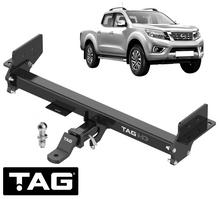 TAG HEAVY DUTY 3-PIECE TOW BAR TO SUIT NISSAN NAVARA NP300 D23 QR25DE YS23DDT YS23DDTT 2.5L 2.3L I4