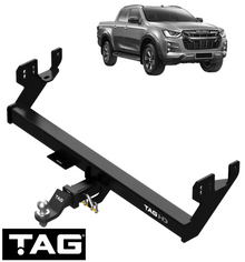 TAG HEAVY DUTY 1-PIECE DESIGN TOW BAR TO SUIT ISUZU D-MAX TFR TFS 4JJ3-TCX RZ4E-TC 1.9L 3.0L I4