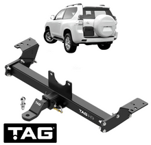 TAG HEAVY DUTY 3-PIECE DESIGN TOW BAR TO SUIT TOYOTA PRADO KDJ150R KDJ155R 1KD-FTV 3.0L I4