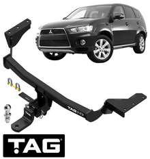 TAG HEAVY DUTY TOW BAR TO SUIT MITSUBISHI OUTLANDER ZG ZH 4B11 4B12 2.0L 2.4L I4 FROM 11/2006