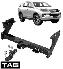 TAG HEAVY DUTY 1-PIECE DESIGN TOW BAR TO SUIT TOYOTA FORTUNER GUN156R 1GD-FTV 2.8L I4 FROM 08/2015
