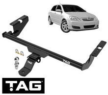 TAG STANDARD DUTY TOW BAR TO SUIT TOYOTA COROLLA ZZE122R 1ZZ-FE 1.8L I4 HATCHBACK ONLY