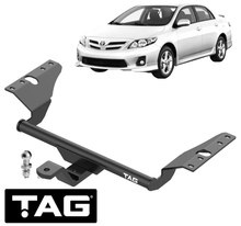 TAG STANDARD DUTY TOW BAR FOR TOYOTA COROLLA ZRE152R ZZE122R 2ZR-FAE 2ZR-FE 1.8 I4 05/07 ON TO 09/13