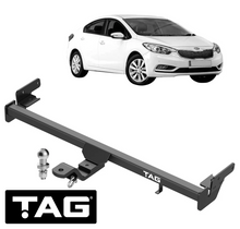 TAG STANDARD DUTY TOW BAR FOR KIA CERATO YD G4NB G4NC G4NA 1.8L 2.0L I4 08/13 ON TO 03/18 SEDAN ONLY