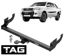 TAG STANDARD DUTY TOW BAR TO SUIT TOYOTA HILUX GUN123R GUN126R 1GD-FTV TURBO DIESEL 2.8L I4
