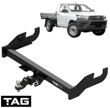 TAG HEAVY DUTY TOW BAR TO SUIT TOYOTA HILUX WORKMATE TGN16R TGN111R TGN121R 2TR-FE 2.7L I4