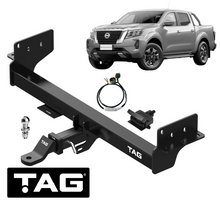 TAG HEAVY DUTY 1-PIECE DESIGN TOW BAR & WIRING KIT TO SUIT NISSAN NAVARA NP300 D23 YS23DDT 2.3L I4